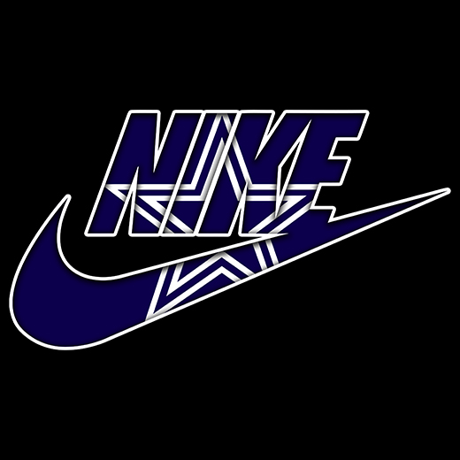 Dallas Cowboys Nike logo iron on paper